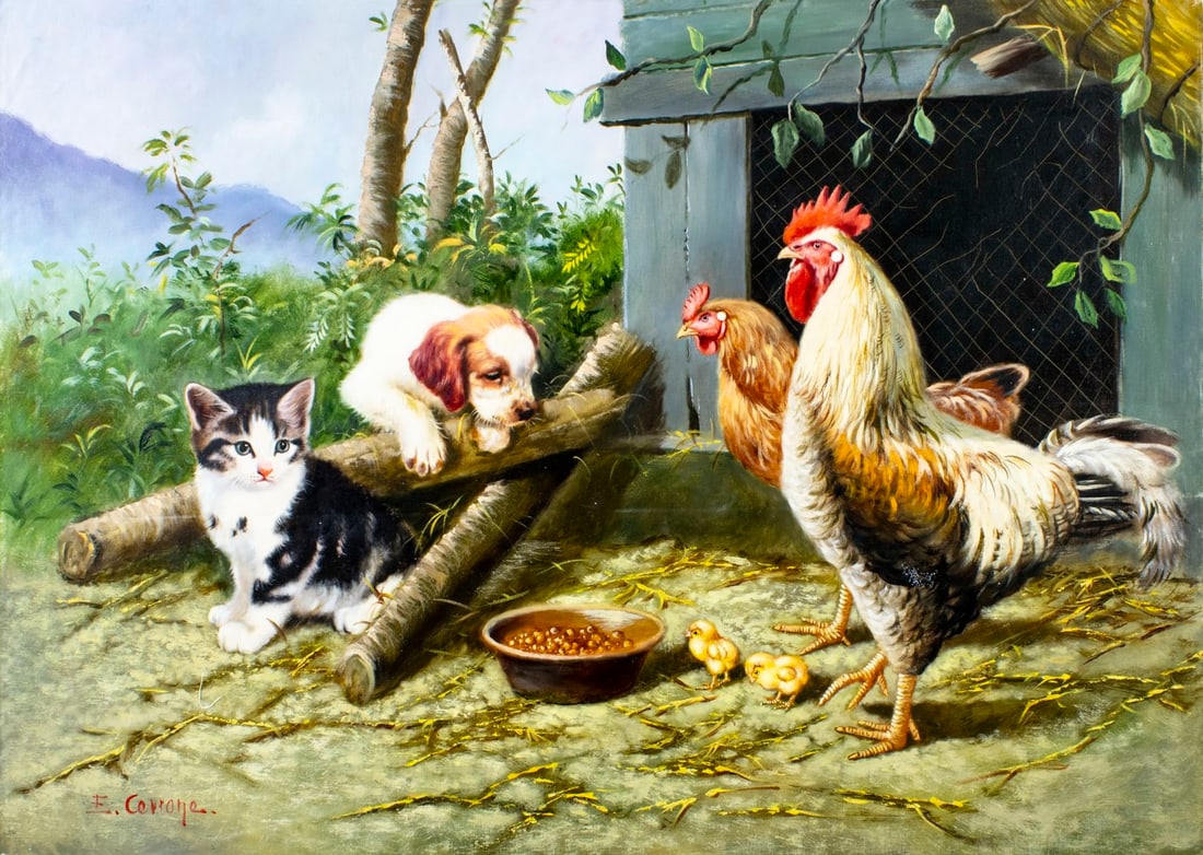 Eduardo Cerrone (Italy,1928-2011) oil painting (1 of 13)