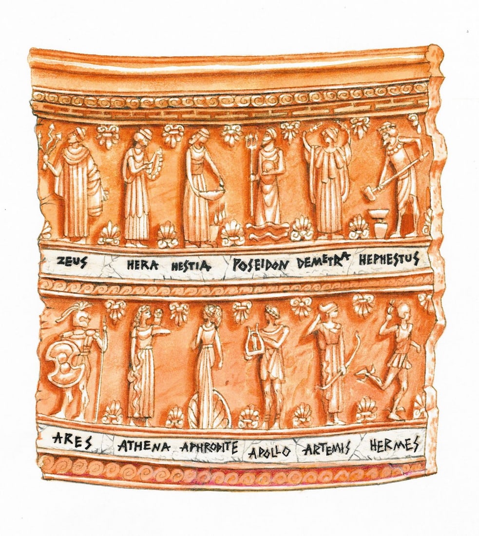 Alex Bloch (US,20C) watercolor painting (1 of 9)