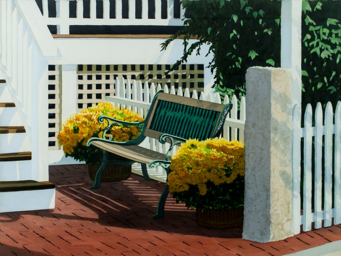 Thomas Newnam (PA,DE,b 1946) watercolor painting (1 of 11)