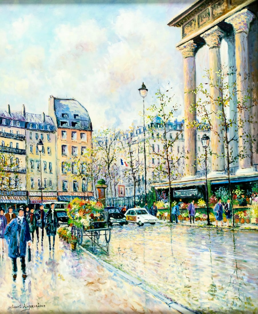 Yetvart Kaprielian (France,b 1959) oil painting (1 of 14)