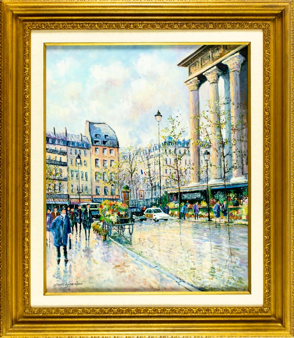 Yetvart Kaprielian (France,b 1959) oil painting - 3