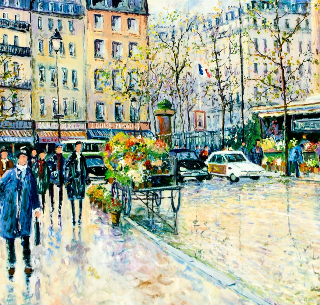 Yetvart Kaprielian (France,b 1959) oil painting - 6