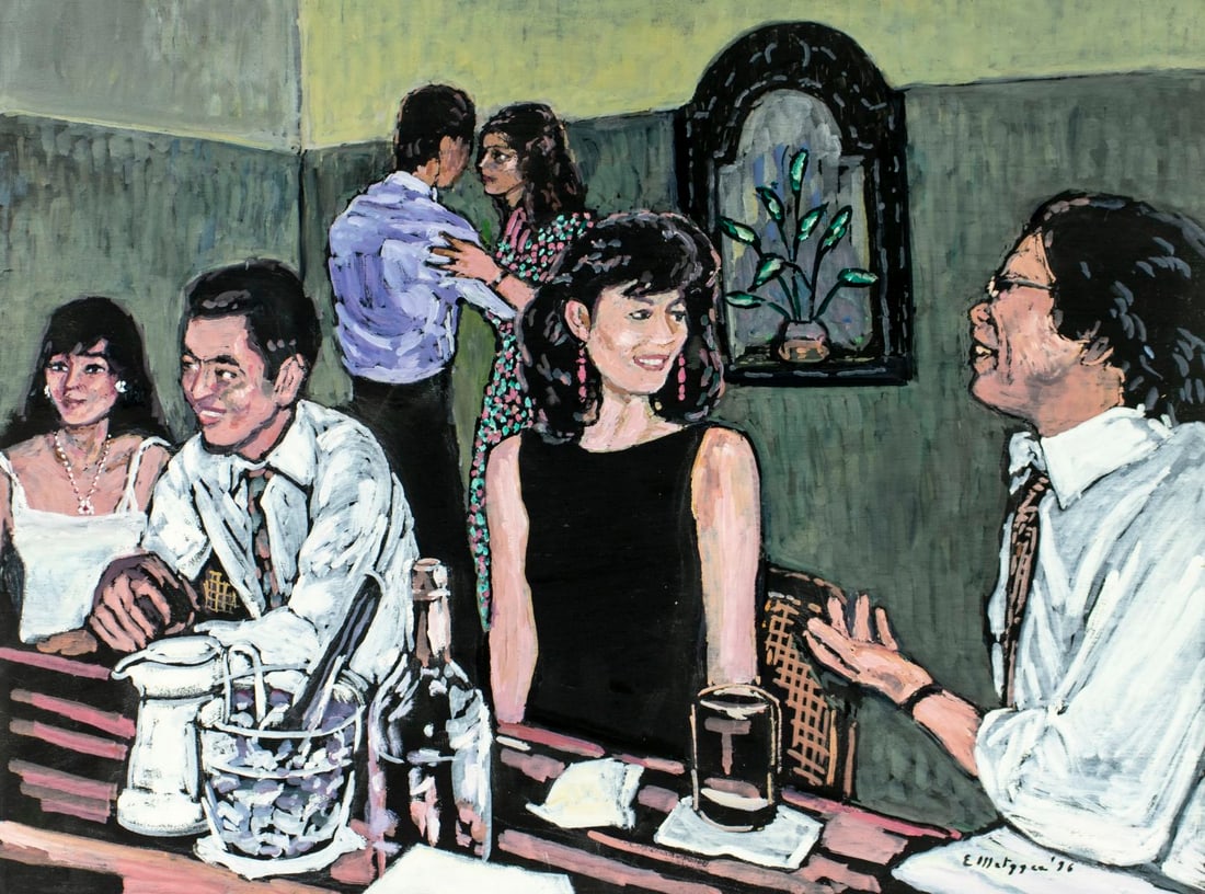 Evelyn Metzger (NY,Brazil,1911-2007) oil painting (1 of 12)