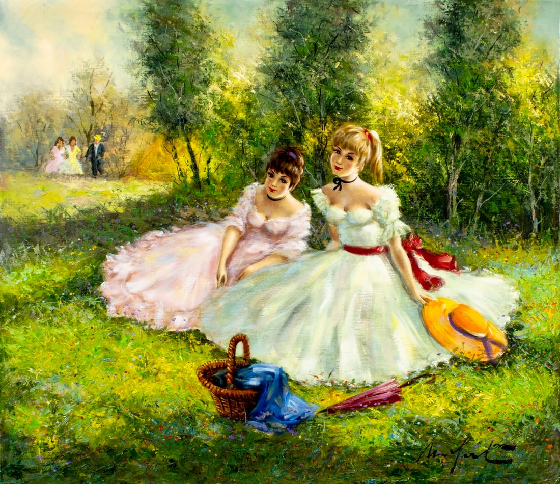 Monfort (Europe,20C) oil painting (1 of 13)