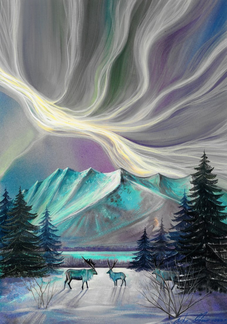 Mikhaylo Dmytriv (Ukraine,b 1997) watercolor painting (1 of 12)