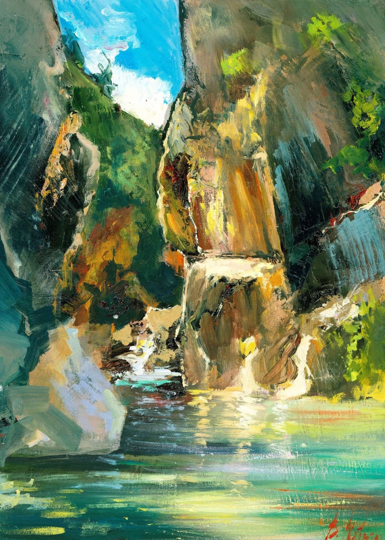 Melania Balanyuk (Ukraine,20/21C) oil painting (1 of 10)