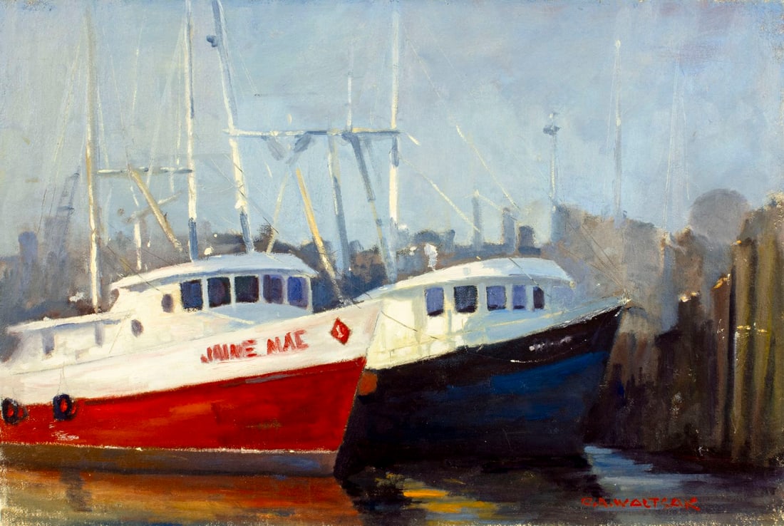 Robert Waltsak (NJ,b 1944) oil painting - 3