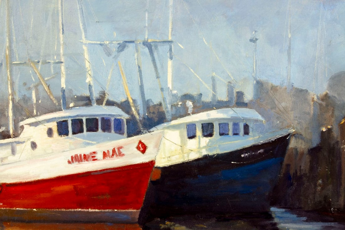 Robert Waltsak (NJ,b 1944) oil painting - 5