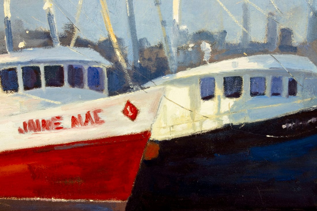 Robert Waltsak (NJ,b 1944) oil painting - 6