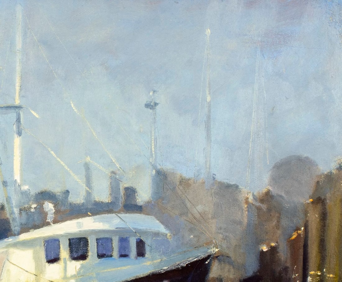 Robert Waltsak (NJ,b 1944) oil painting - 7