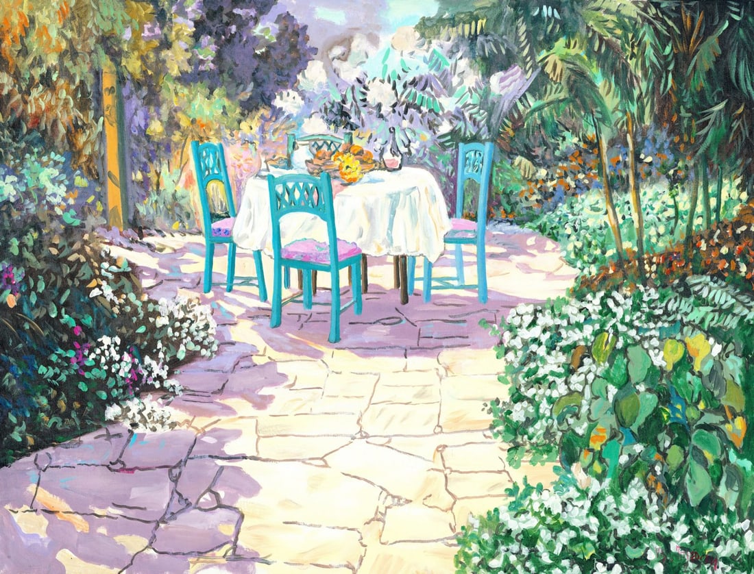 Lloyd H Van Pitterson (NJ,Jamaica,1826-1997) oil painting (1 of 10)