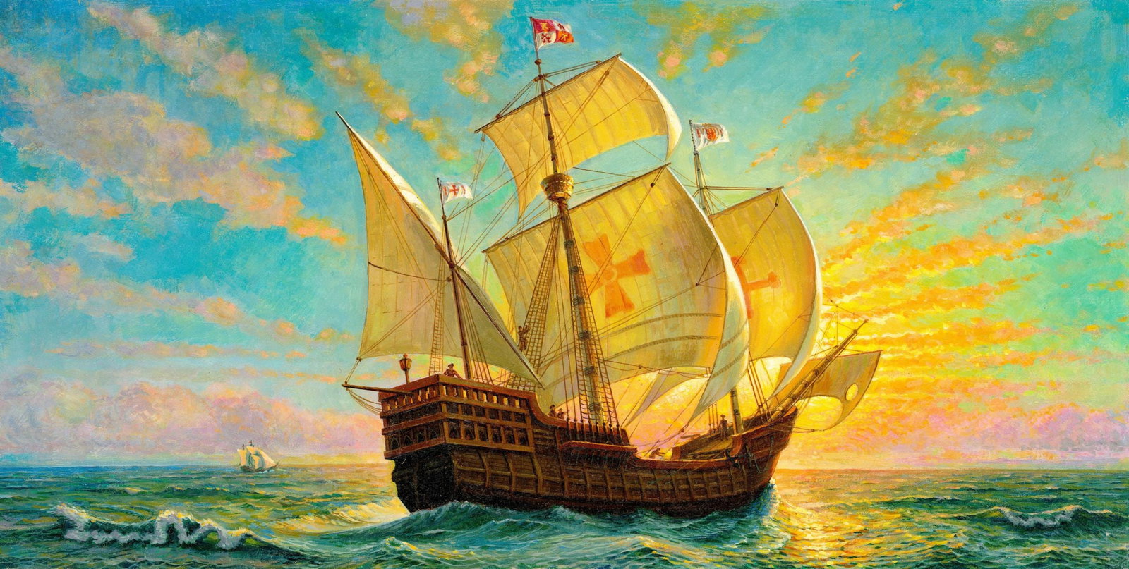 Gherman Komlev (Russia,1933-2000) oil painting (1 of 13)