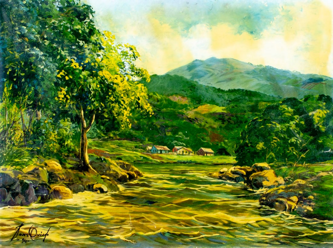 Rens Oviedo (Colombia,20C) oil painting (1 of 12)