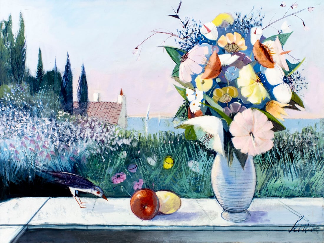 Charles Levier (French,NY,CA,1920-2003) oil painting - 3