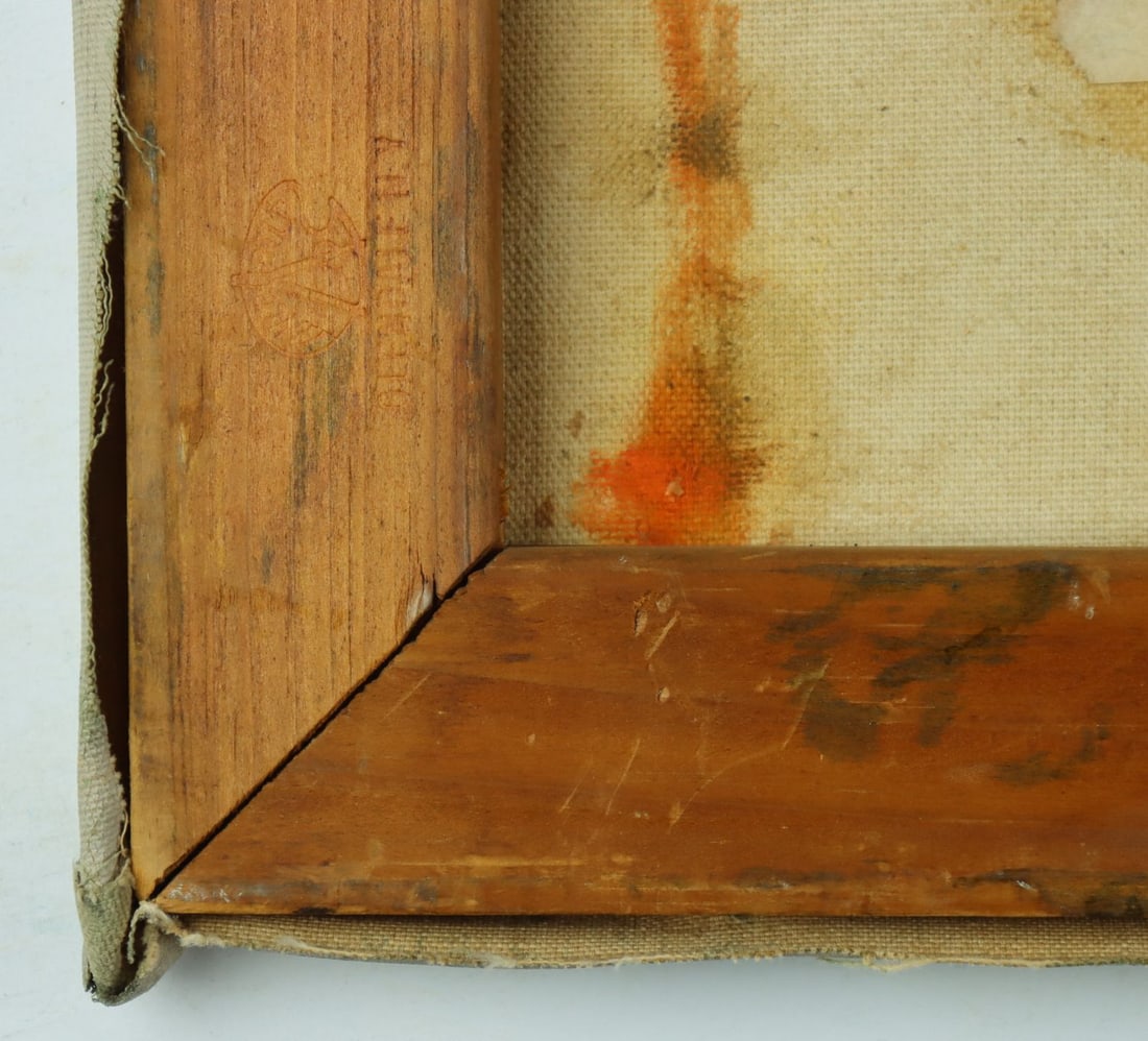 Vintage mid 20C American oil painting - 11