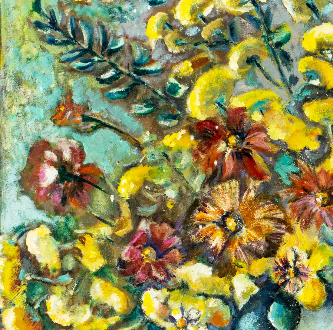 Vintage mid 20C American oil painting - 5