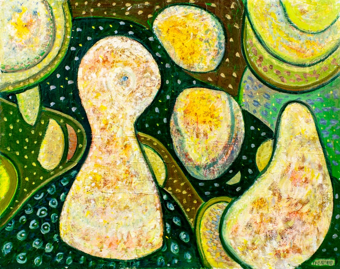 Mortimer Borne (NY,Poland,1902-1987) oil painting (1 of 13)