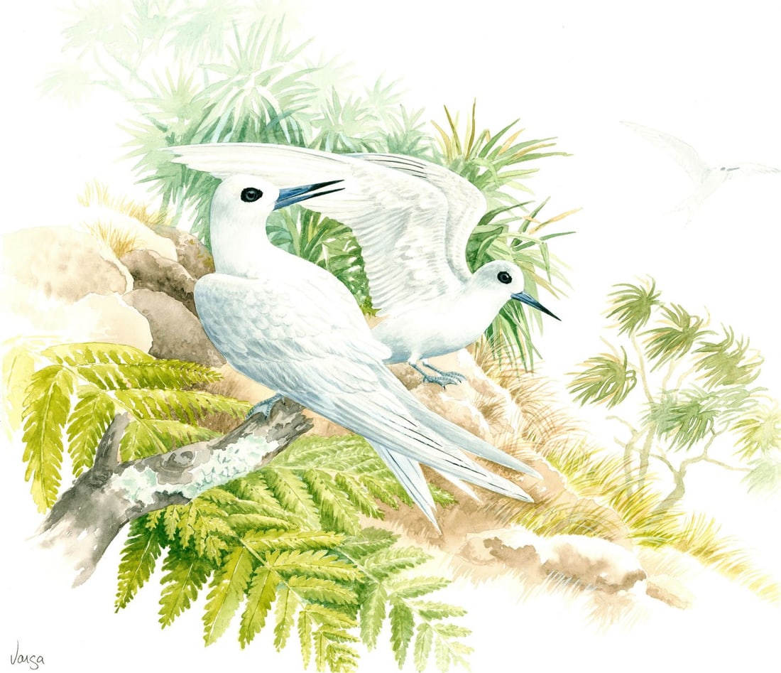 Pal Varga (Hungary,1937-?) watercolor painting (1 of 13)