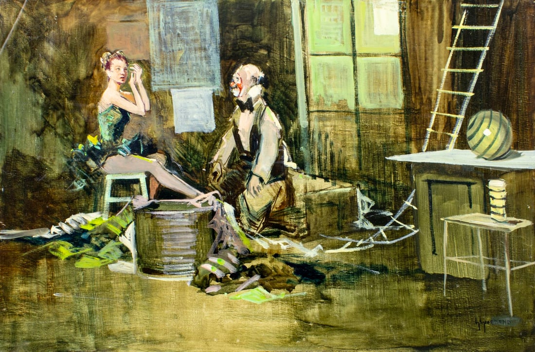 Gino Giordano (Italy,1924-?) oil painting (1 of 13)