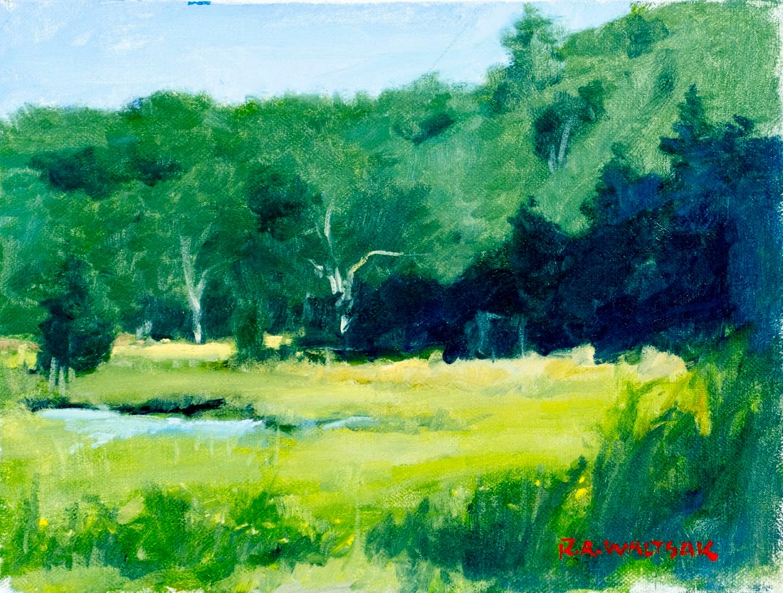 Robert Waltsak (NJ,b 1944) oil painting - 3