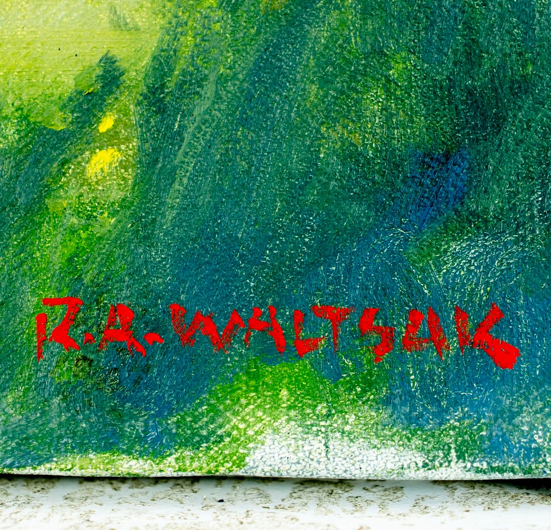 Robert Waltsak (NJ,b 1944) oil painting - 4