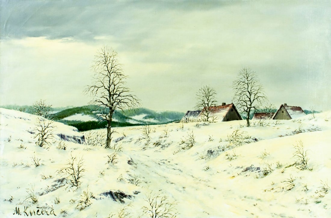 Miroslav Kucera (Czech,1910-?) oil painting (1 of 13)