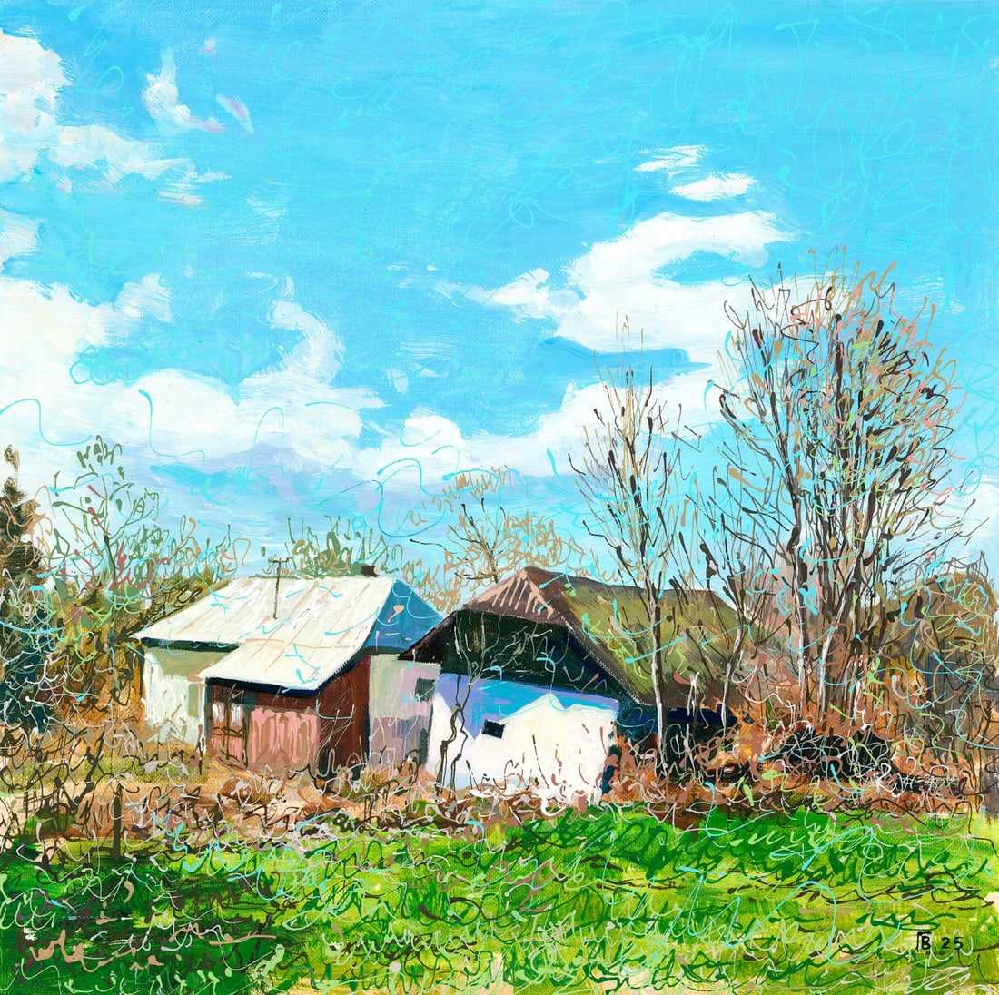 Vasil Golendir (Ukraine,20/21C) oil painting (1 of 12)