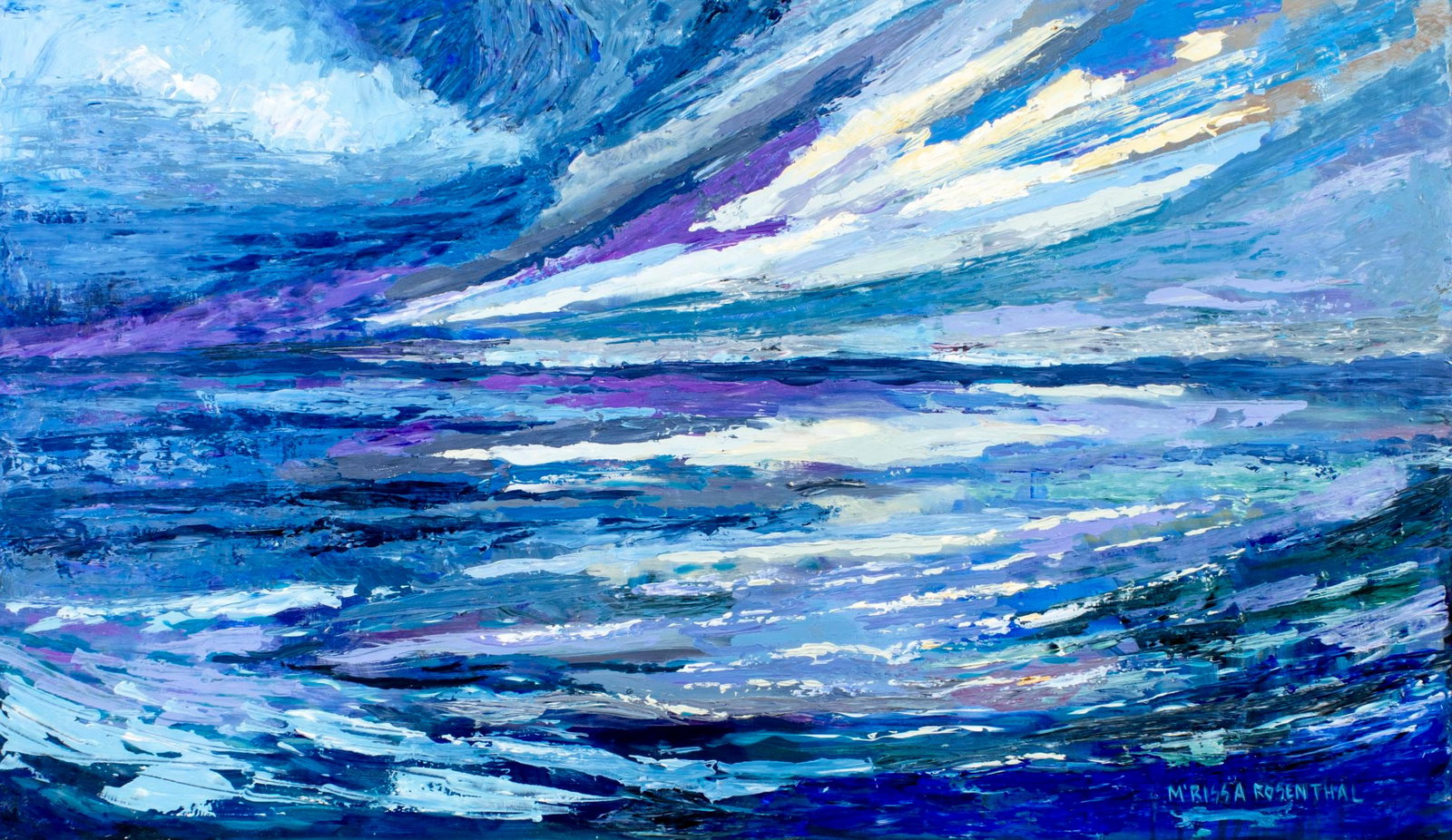 Mrissa Rosenthal (FL,20C) oil painting (1 of 12)