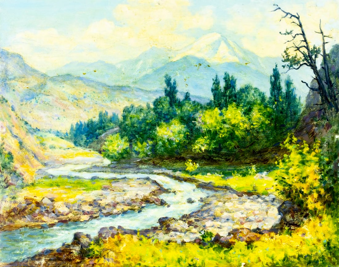 N Shurygin (Uzbekistan,20C) oil painting (1 of 15)