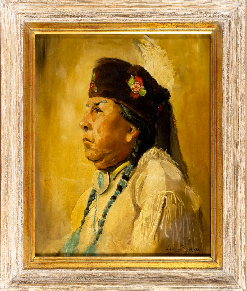 Leonard Borman (CA,Oregon,1894-1995) oil painting - 3