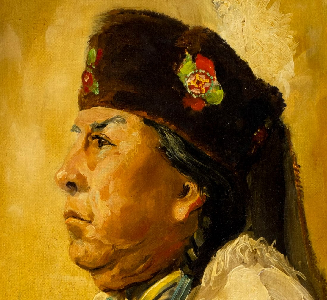 Leonard Borman (CA,Oregon,1894-1995) oil painting - 6