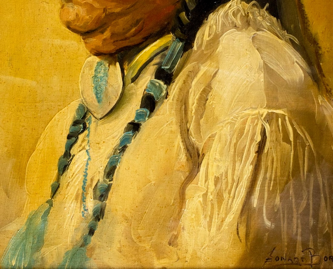 Leonard Borman (CA,Oregon,1894-1995) oil painting - 7