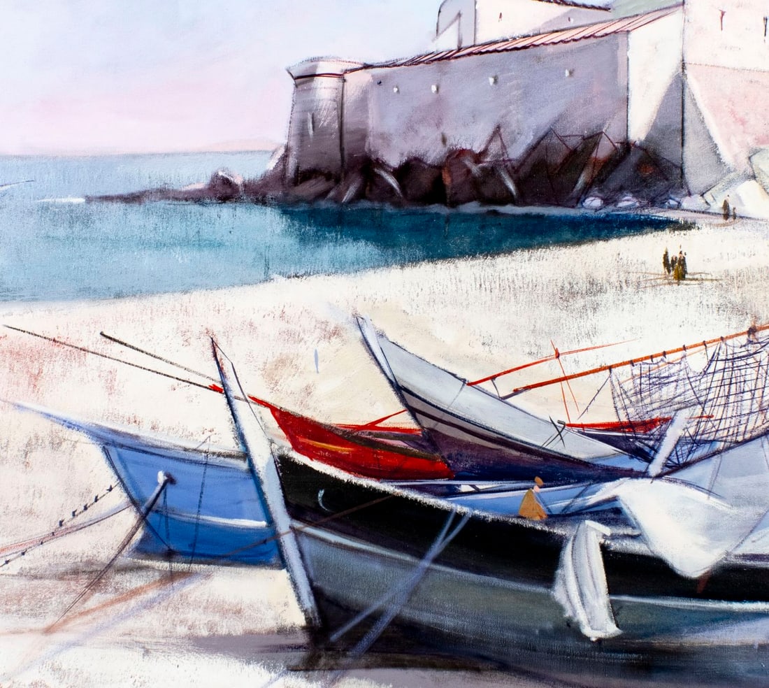 Charles Levier (French,NY,CA,1920-2003) oil painting - 5