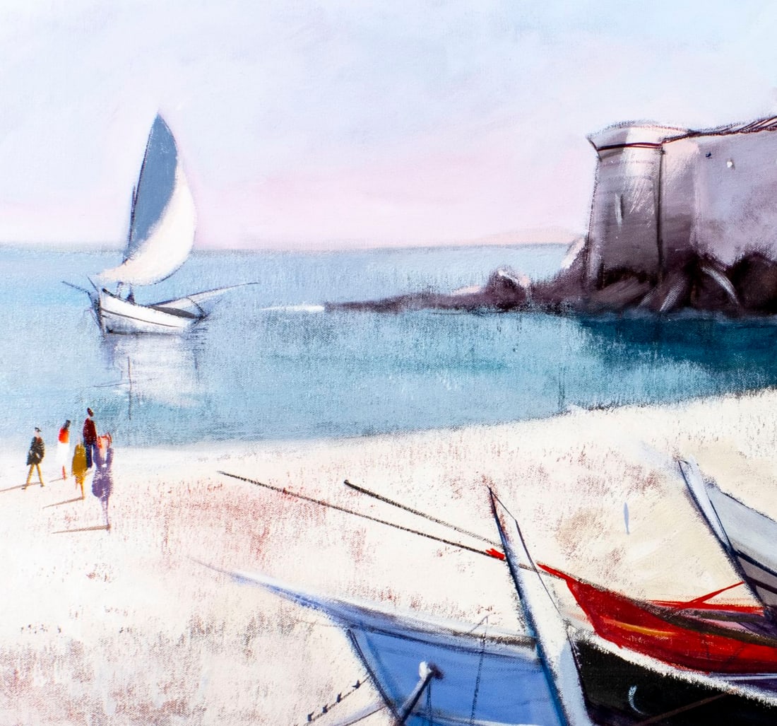 Charles Levier (French,NY,CA,1920-2003) oil painting - 6