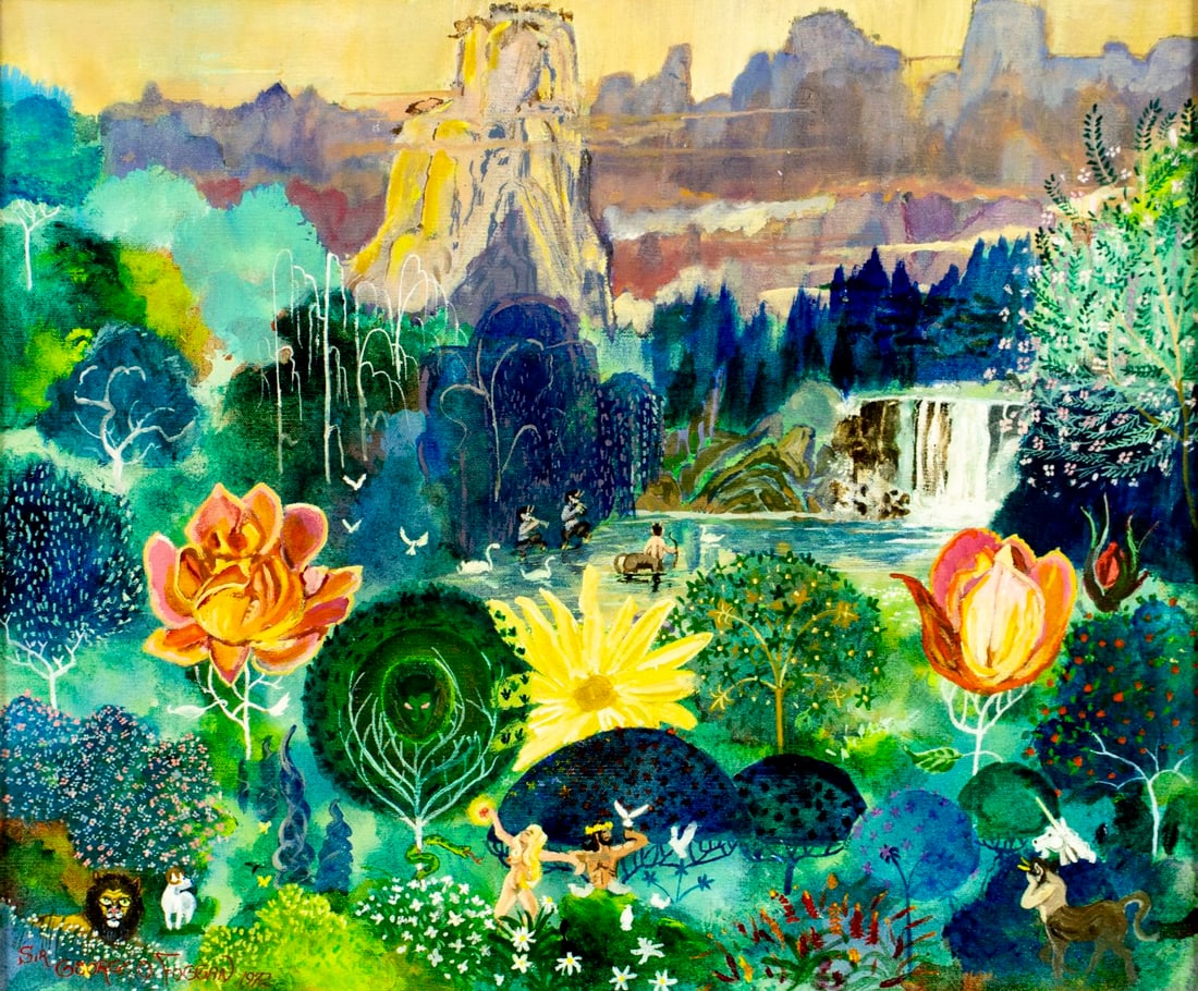 George Oliver Foggan (NY,UK,?-1988) oil painting (1 of 13)