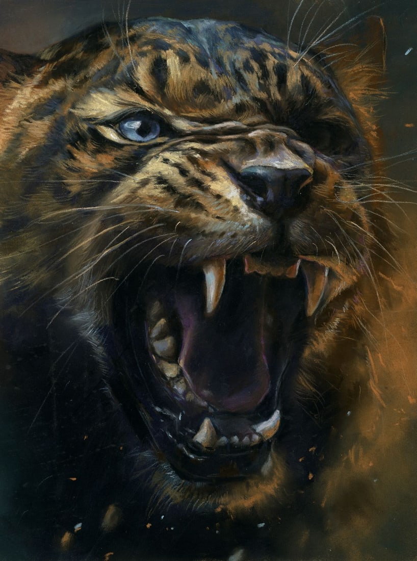 Julia Kirillova (Ukraine,b 1991) pastel painting (1 of 12)