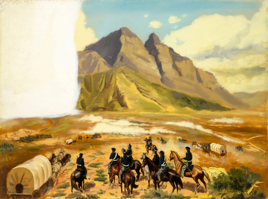 Alton Tobey (CT,1914-2005) oil painting (1 of 16)