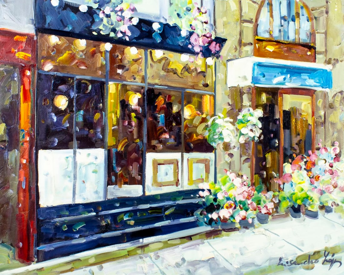 Lisandro Baylon (Argentina,US,1951-?) oil painting (1 of 13)