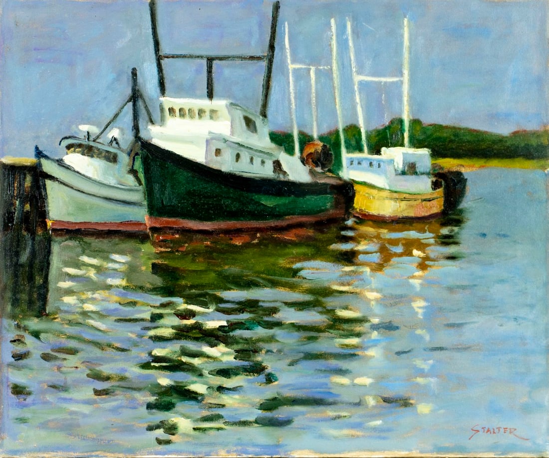 Richard Stalter (CT,NY,1934-?) oil painting - 3