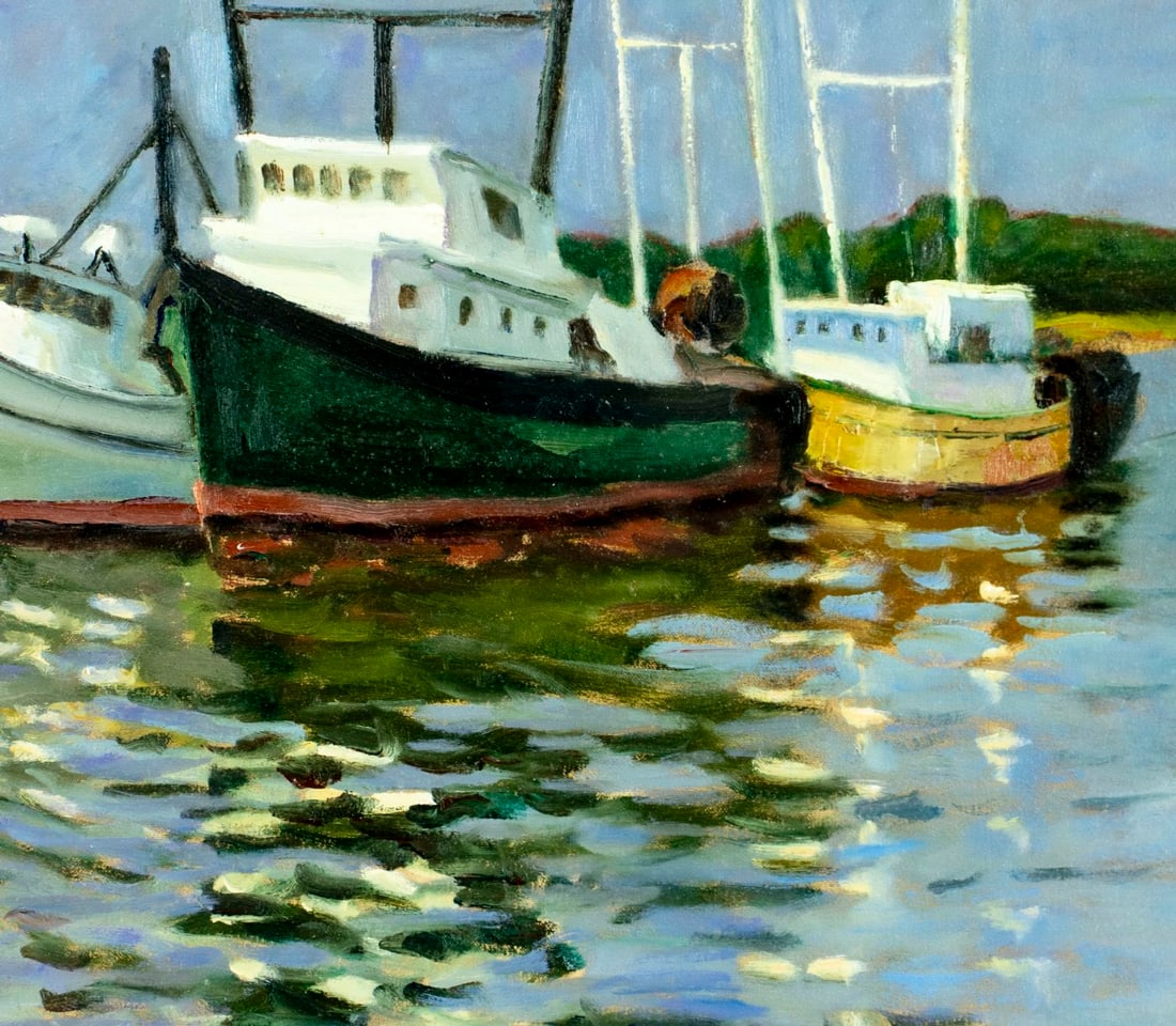 Richard Stalter (CT,NY,1934-?) oil painting - 5