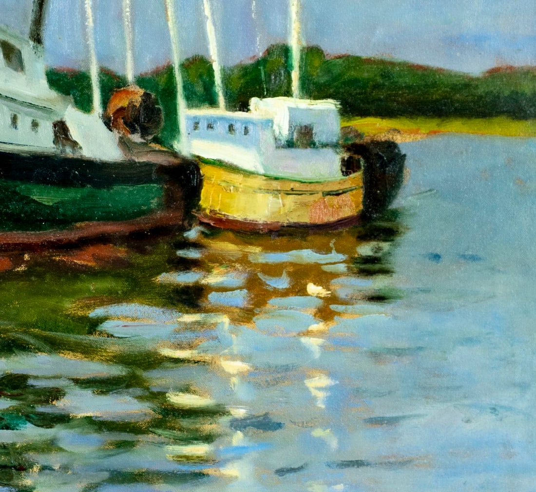 Richard Stalter (CT,NY,1934-?) oil painting - 7
