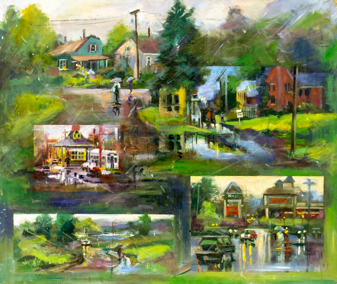 John Reilly (NY,NJ,1942-2021) oil painting (1 of 11)