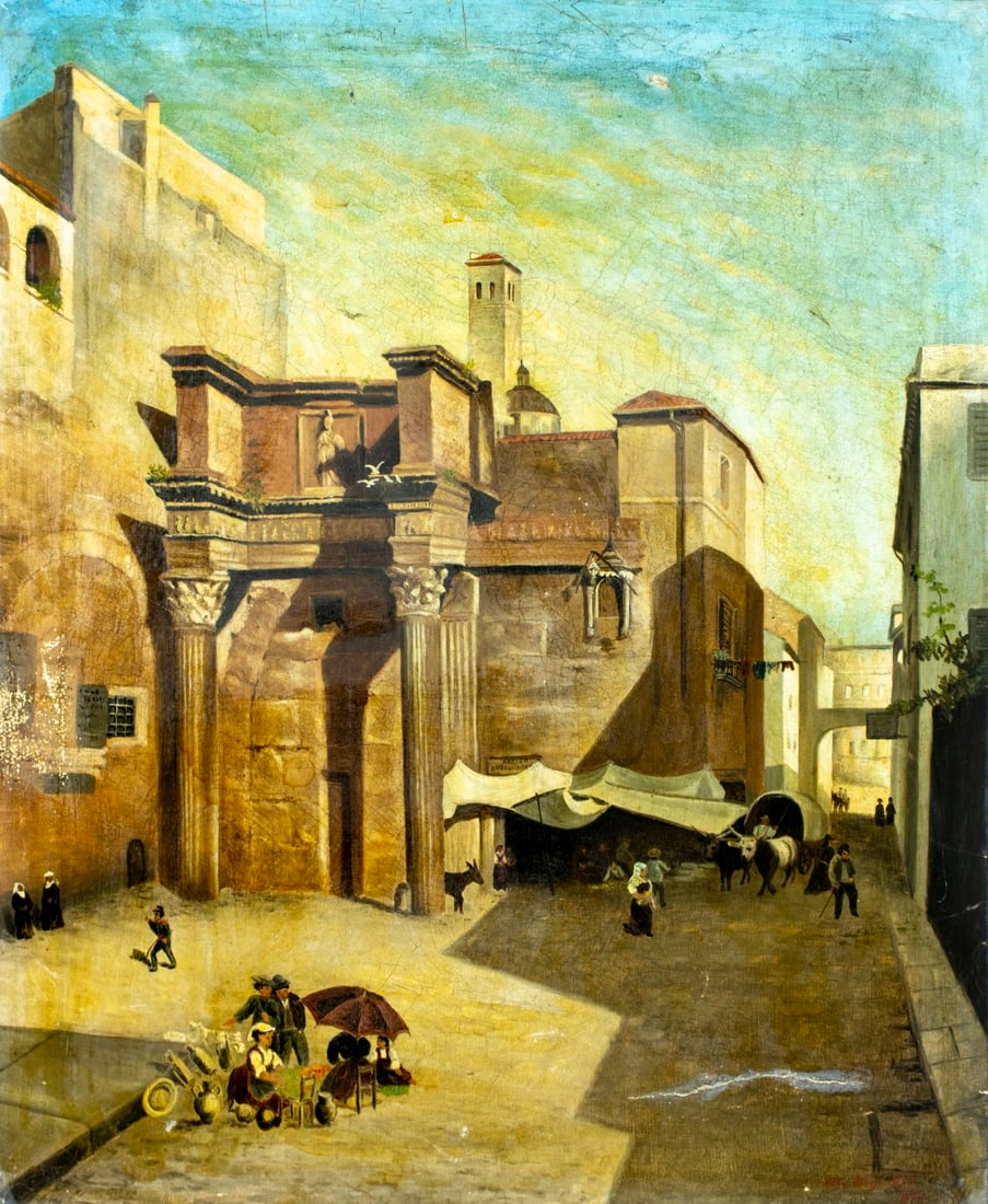 John Wehl (US,19C) oil painting antique (1 of 13)