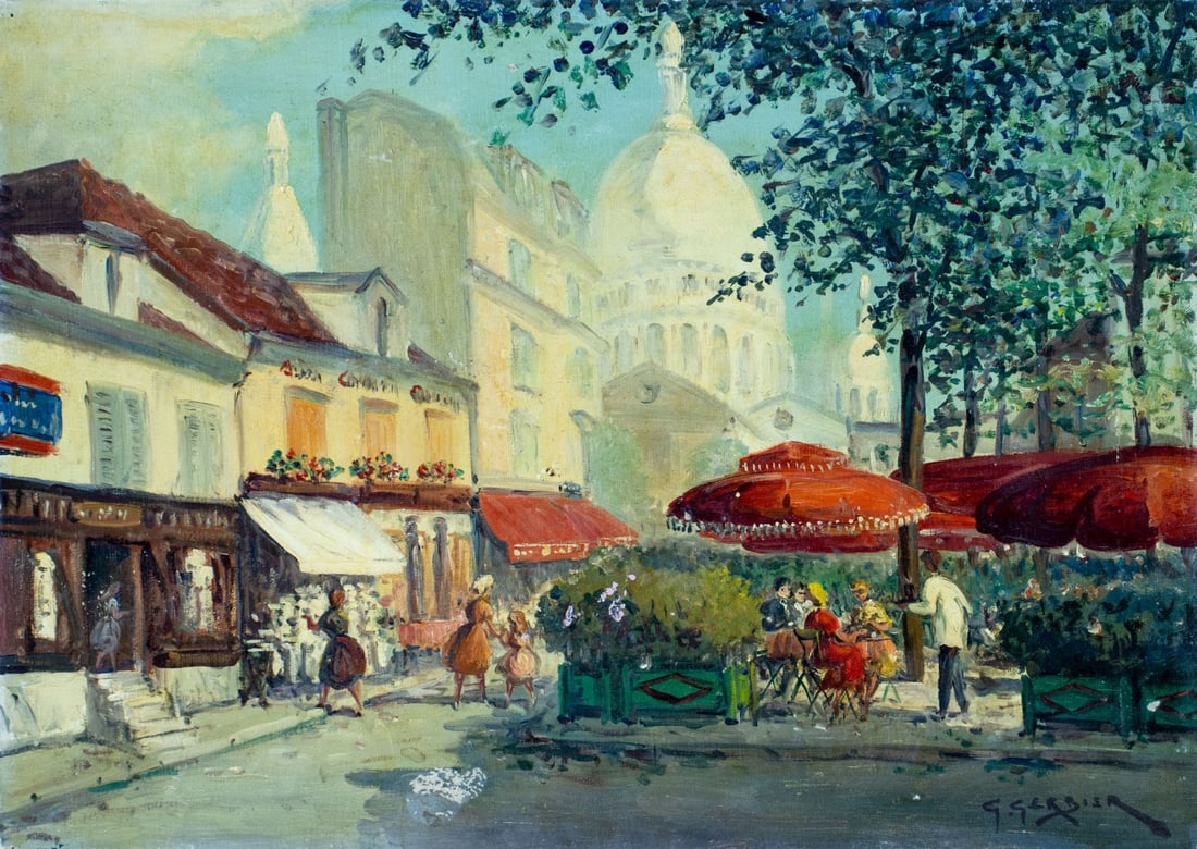 Georges Gerbier (France,1906-1983) oil painting (1 of 12)