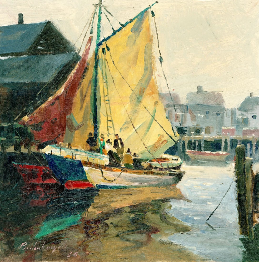 Volodymyr Budenkevych (Ukraine,20/21C) oil painting (1 of 12)