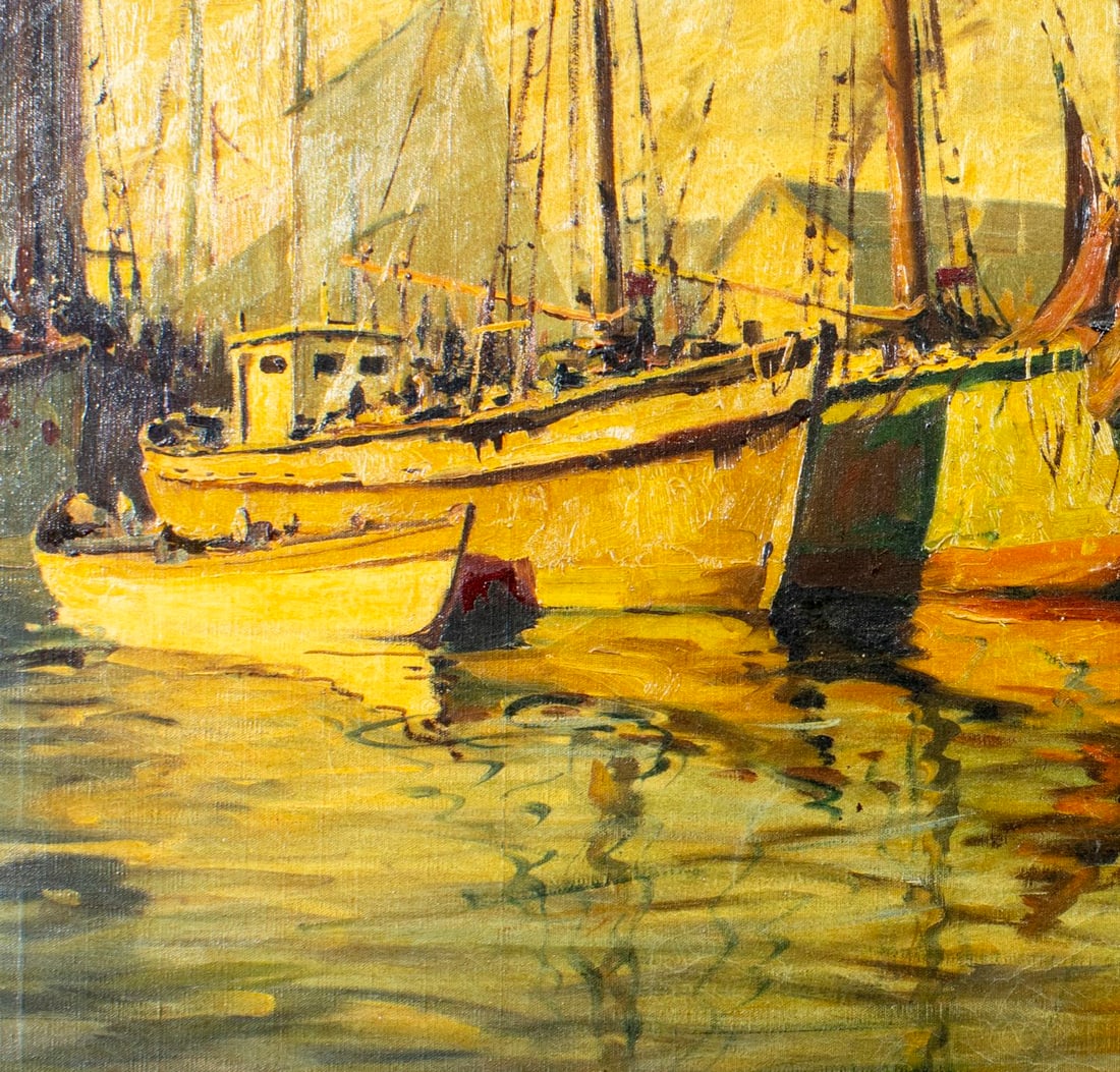 Hjalmar Cappy Amundsen (ME,NY,MA,1911-2001) oil painting - 6