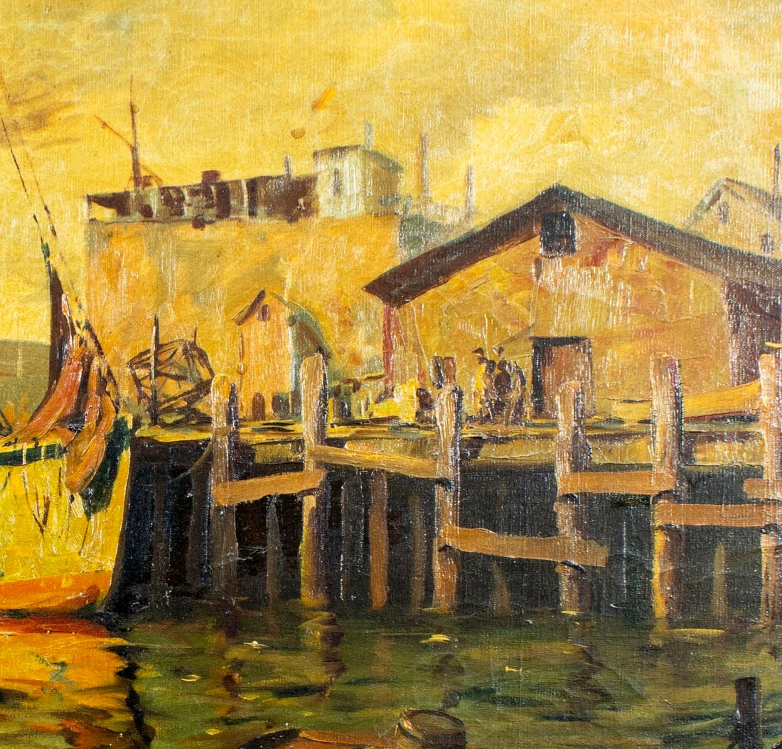 Hjalmar Cappy Amundsen (ME,NY,MA,1911-2001) oil painting - 7