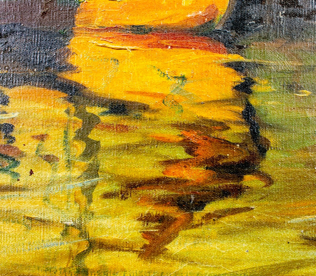 Hjalmar Cappy Amundsen (ME,NY,MA,1911-2001) oil painting - 8