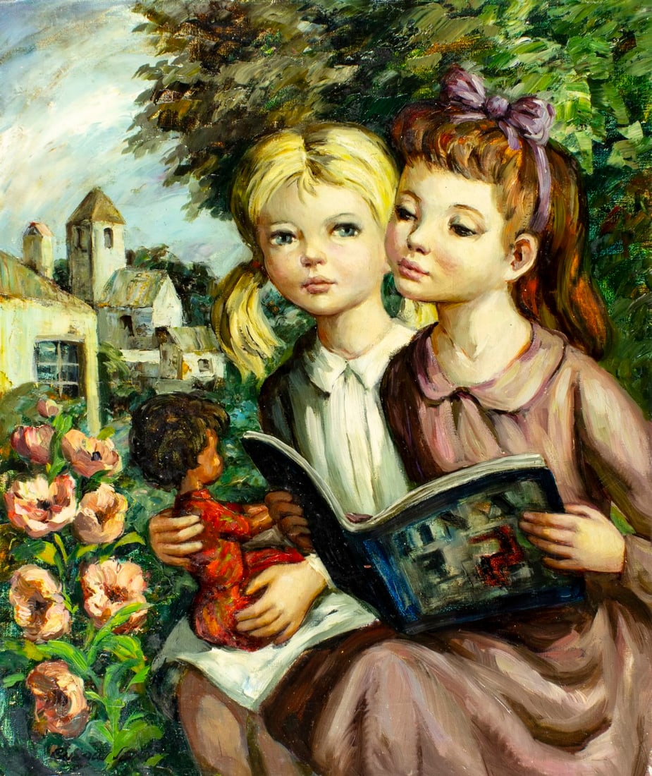 Jose Buigas (Spain,1927-?) oil painting (1 of 13)