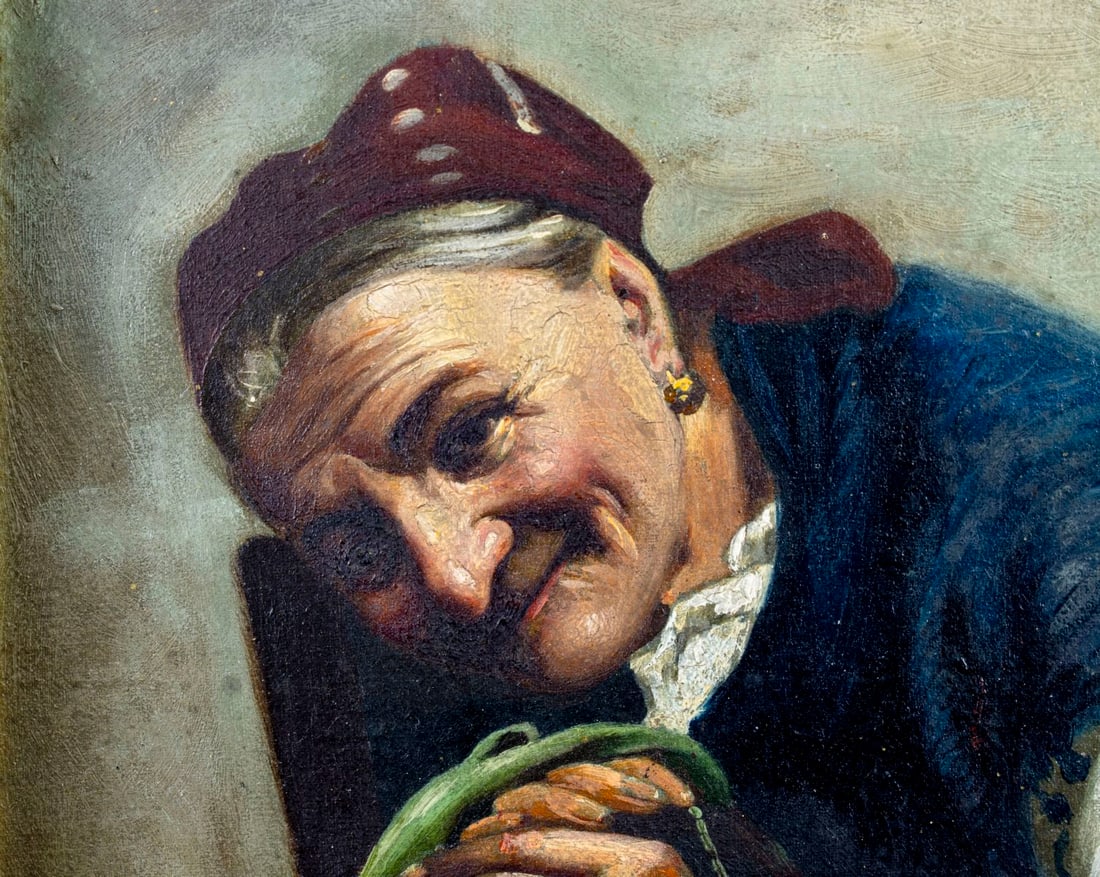Salvatore Maresca (Italy,19/20C) oil painting antique - 6